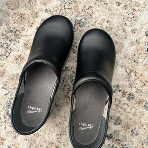 Dansko Classic Black Slip-On Clogs